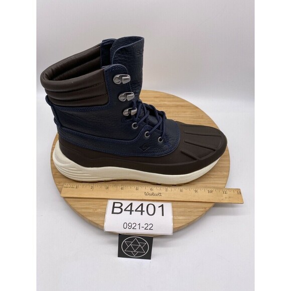 Sperry Boot Mens 9.5 Brown Blue Hiking Duck Hunting Waterproof Shoes STS23014 - Picture 12 of 12